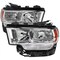 Spec-D Tuning 2500 3500 OE HALOGEN HEADLIGHTS WITH CHROME HOUSING CLEAR LENS, 2PK 2LH-RAM1925-RS - alternate 1